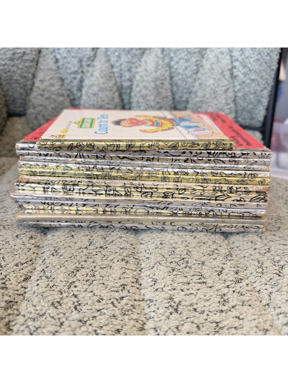 Sesame Street Little Golden Books Set Of 14 Varied Conditions Vintage Titles
